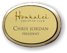 (image for) Hoakalei Country Club Executive Oval Gold Badge